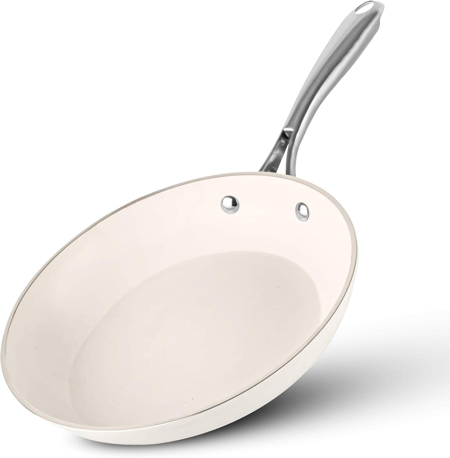 image:imageGOTHAM STEEL 10 Inch Non Stick Frying Pans Nonstick Skillet Ceramic Pan for Cooking Non Toxic Nonstick Frying Pan Skillets with Stay Cool Handle Fry Pans Oven and Dishwasher Safe10 Fry Pan