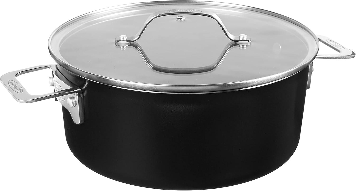 image:imageGotham Steel 10 Piece Pots and Pans Set Non Stick Cookware Set Kitchen Cookware Sets Pot and Pan Set Pot Set Non Toxic Cookware Set Frying Pan Set Dishwasher SafeBlack