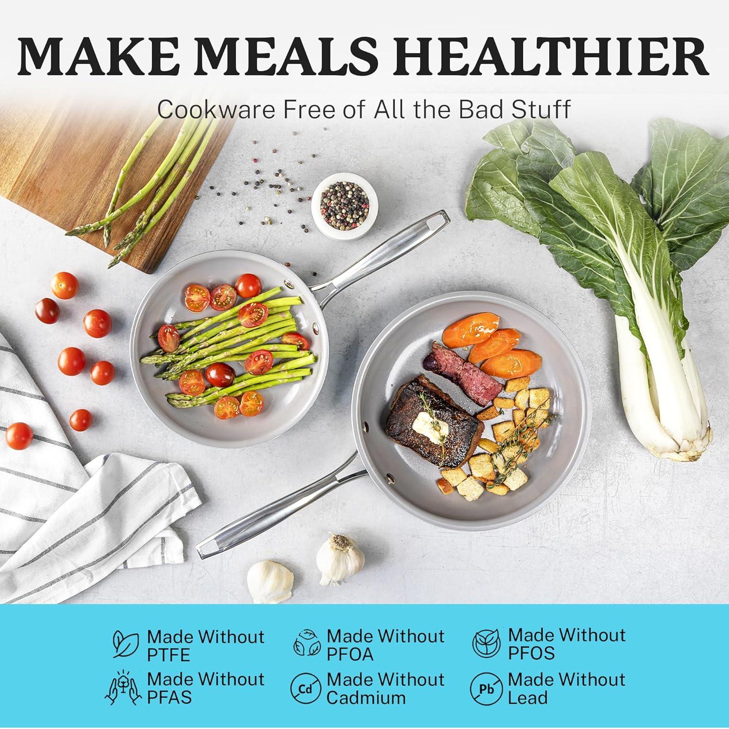 image:imageGotham Steel 20 Piece Pots and Pans Set Nonstick Cookware Set Pot and Pan Set Kitchen Cookware Sets Ceramic Cookware Set Ceramic Pots and Pans Set Pot Set Dishwasher Safe Aqua Blue