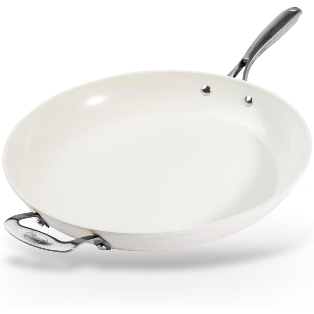 image:imageGOTHAM STEEL 10 Inch Non Stick Frying Pans Nonstick Skillet Ceramic Pan for Cooking Non Toxic Nonstick Frying Pan Skillets with Stay Cool Handle Fry Pans Oven and Dishwasher Safe14 Pan