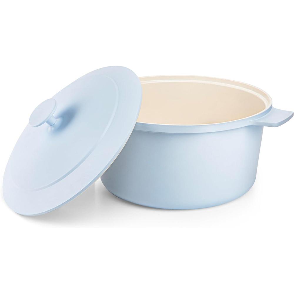 image:imageGotham Steel 5 Qt Ceramic Dutch Oven Pot with Lid Nonstick Dutch Oven Stock Pot 10 in 1 Cooking Pot amp Dutch Oven for Bread Baking Stovetop Oven amp Dishwasher Safe