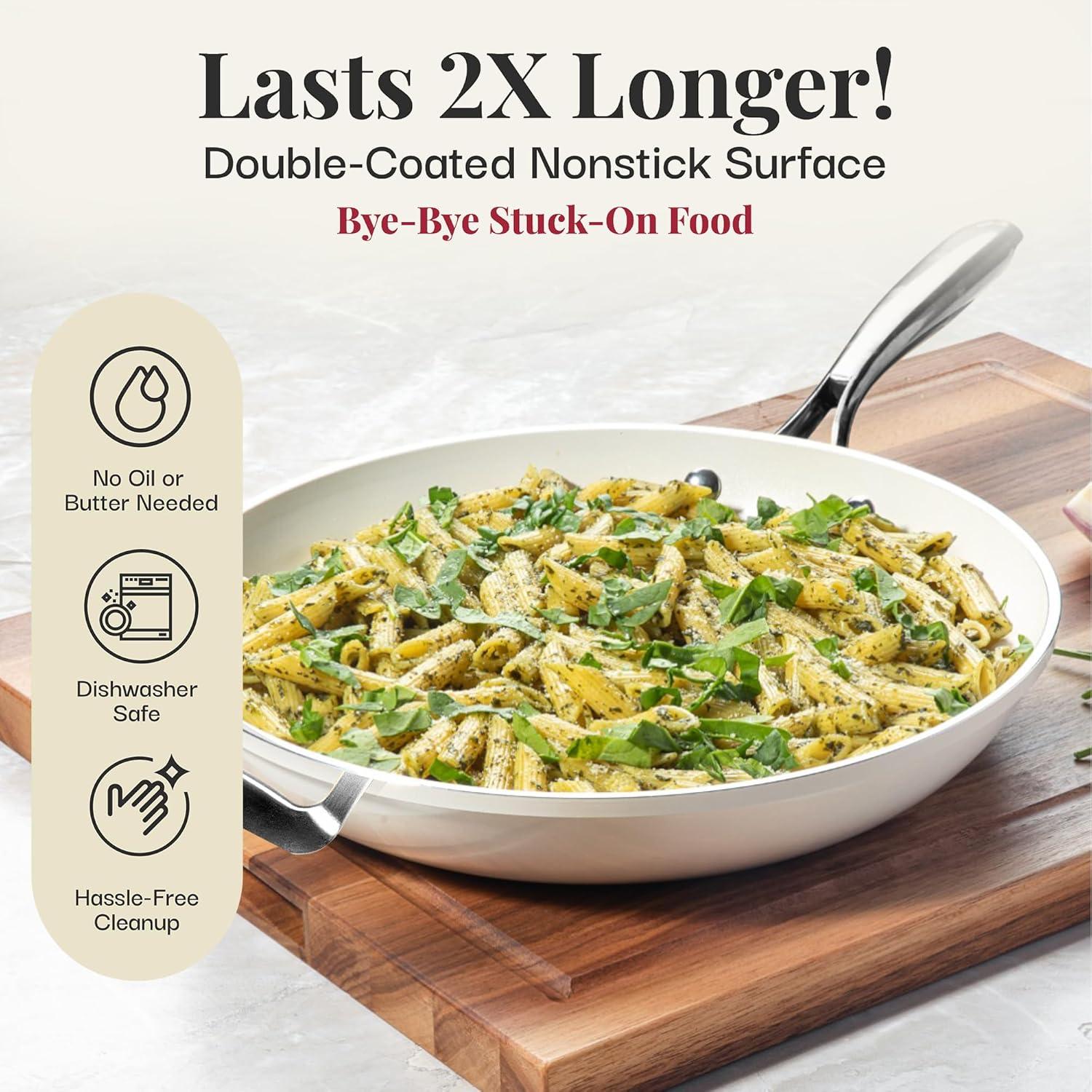 image:imageGOTHAM STEEL Natural Collection 14 In Fry Pan 1 Each