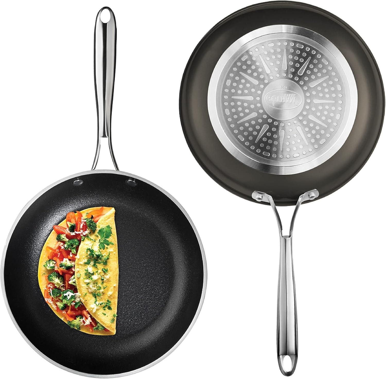 image:imageGotham Steel Platinum Cast Nonstick 10 Fry Pan Skillet with Ultra Durable Mineral and Diamond Triple Coated Oven amp Dishwasher Safe 100 PFOA Free12 Fry Pan